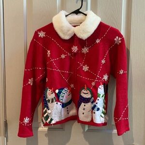 EUC Snowman Sweater